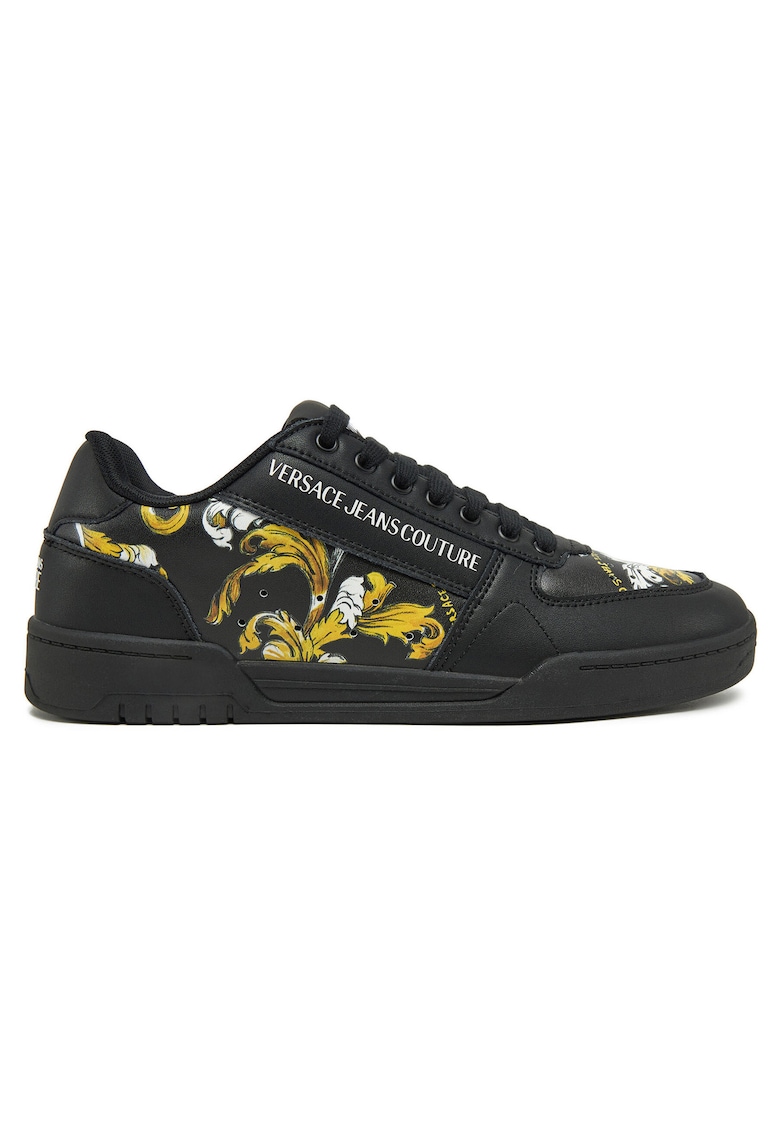 Adidasi barbati - piele naturala - negru -
