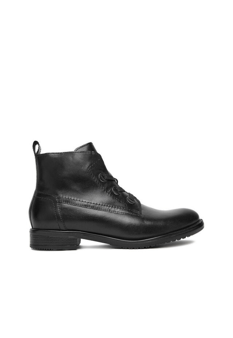 Botine negre din piele naturala pentru femei - Negru