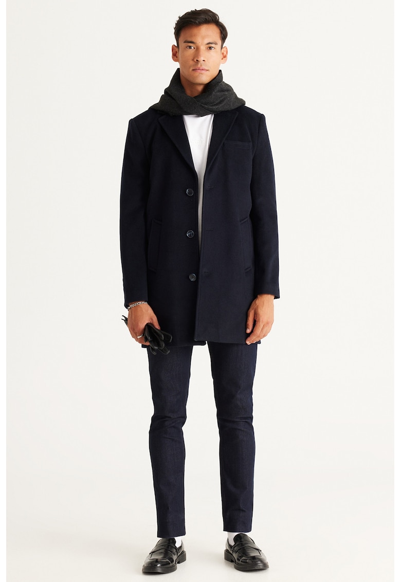 Palton scurt din amestec de lana