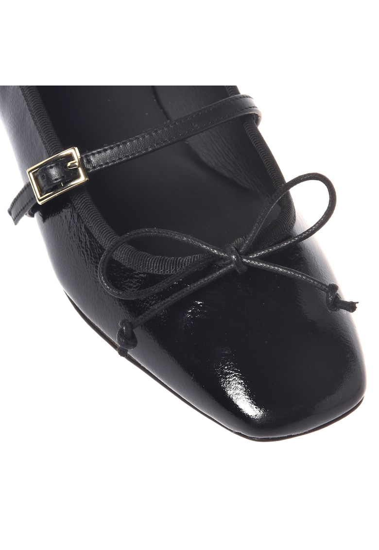 Balerini Mary Jane de piele