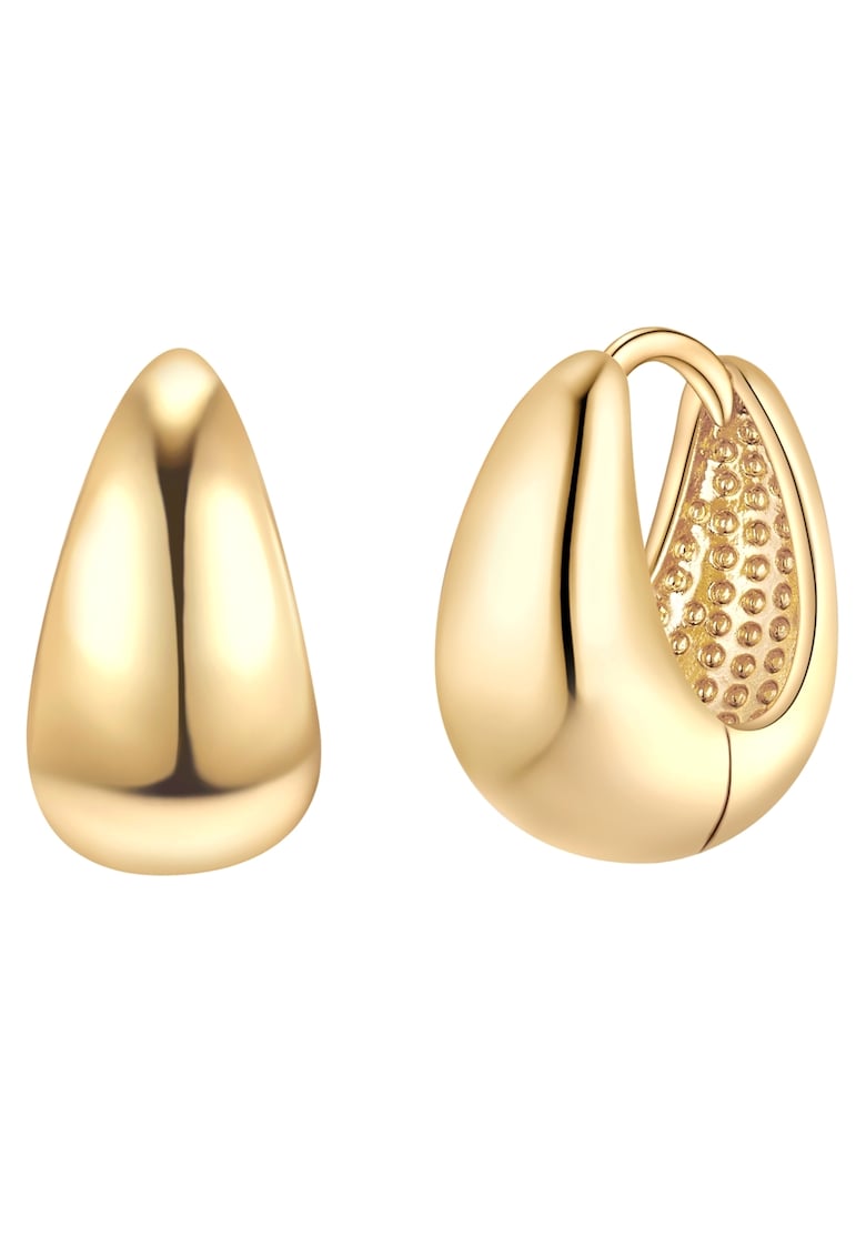 Cercei placati cu aur de 14K - Auriu