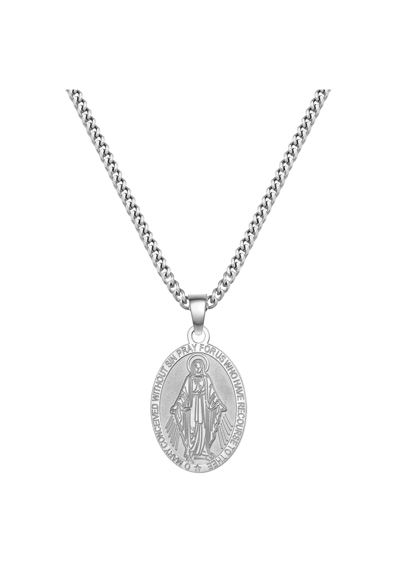Medalion din otel inoxidabil Virgin Mary