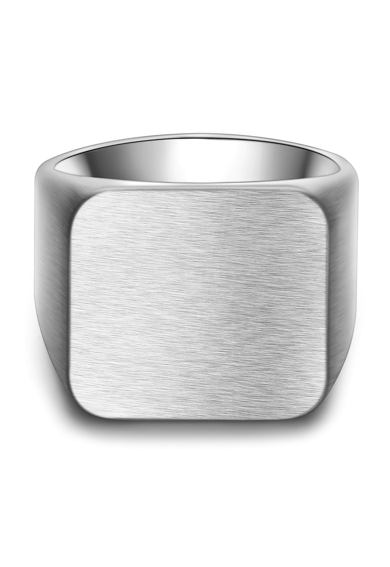 Inel masiv de otel inoxidabil - Argintiu