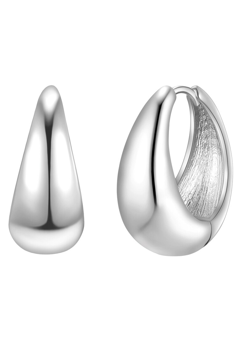 Cercei rotunzi - Argintiu