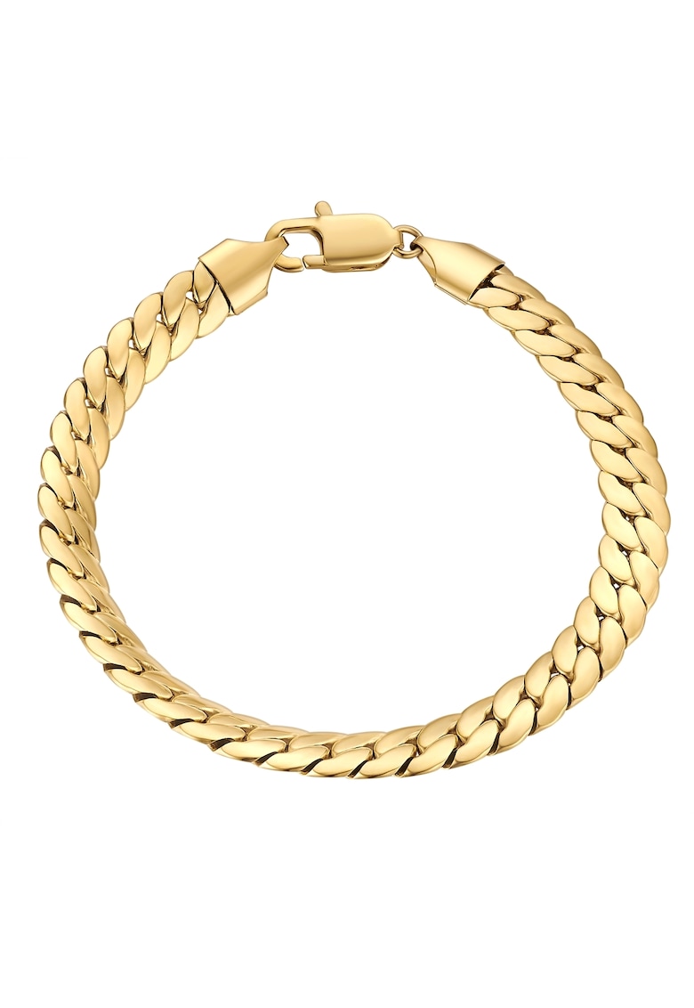 Bratara din otel inoxidabil placata cu aur de 14K - Auriu