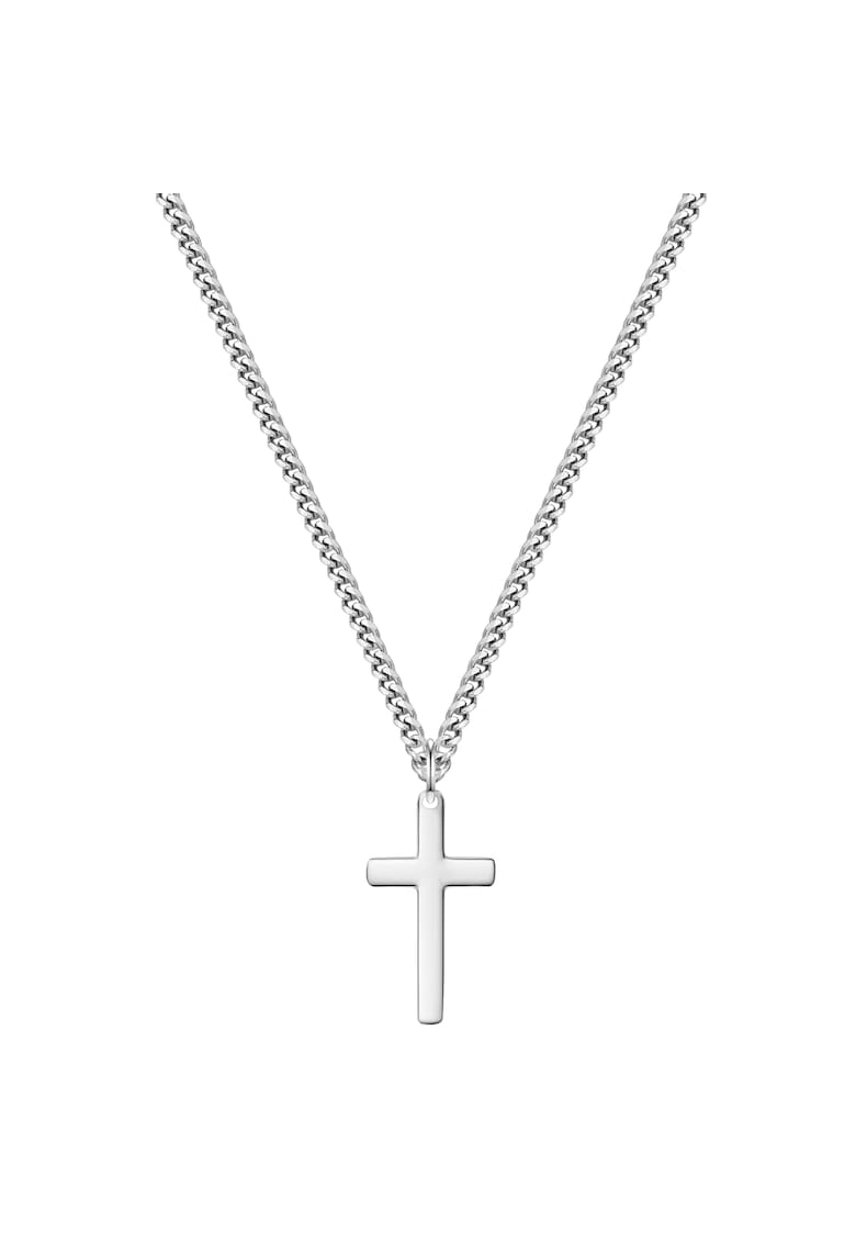 Colier din otel inoxidabil cu pandantiv cu cruce