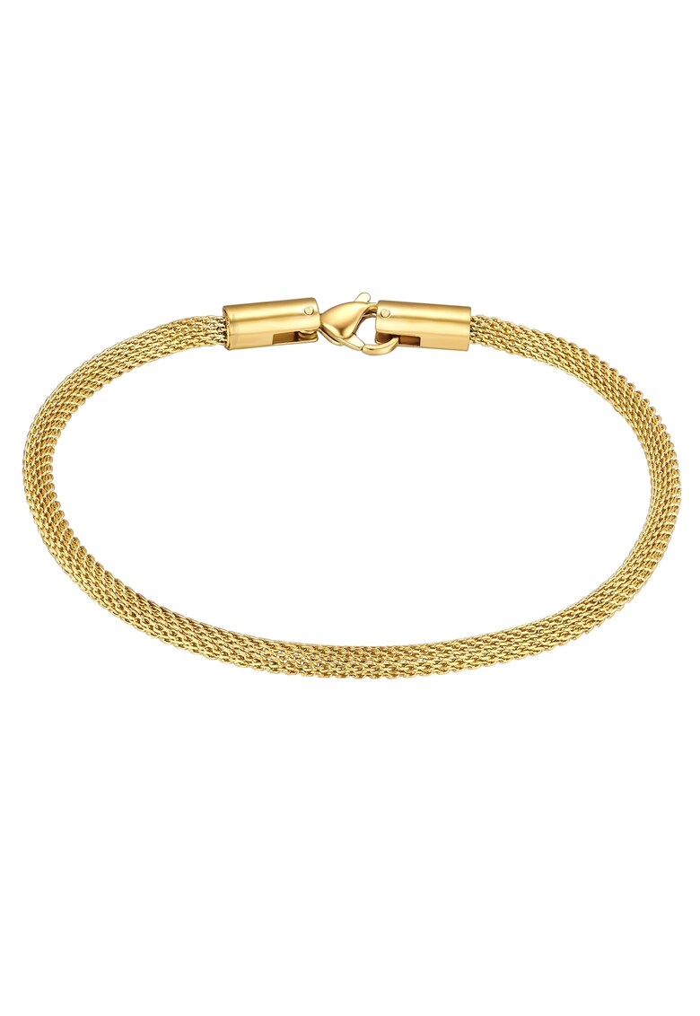 Bratara din plasa placata cu aur de 14K - Auriu
