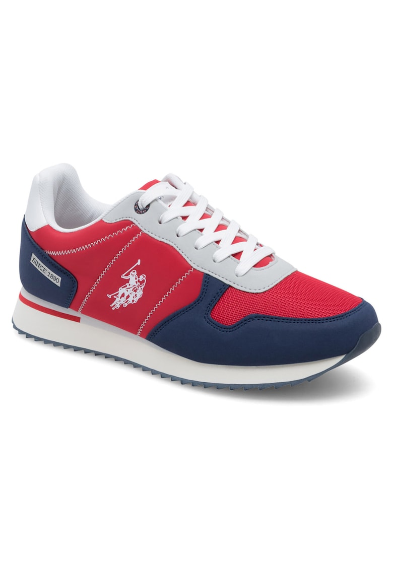 barbati - ALTENA001A - textil - Rosu/Bleumarin
