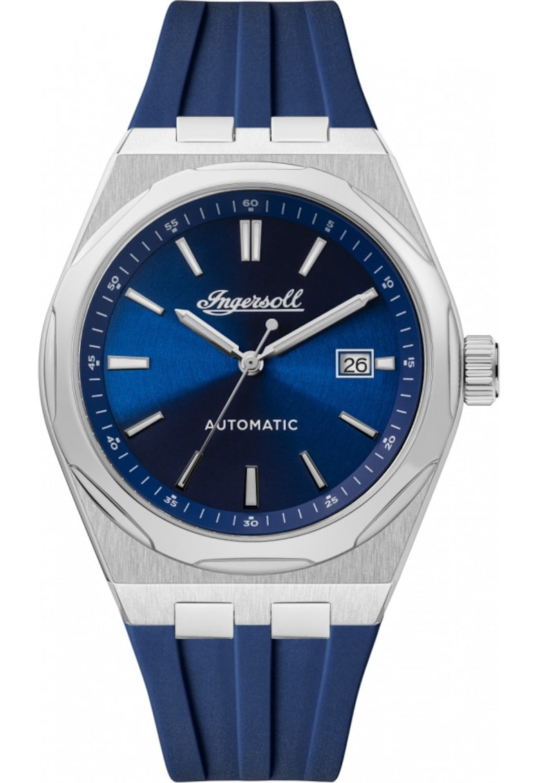 Ceas de barbati I16802 de culoare bleumarin clasic