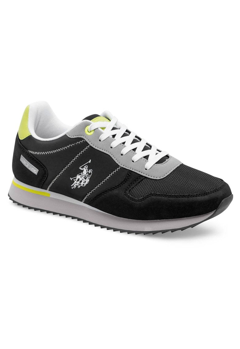 barbati - U.S. Polo ALTENA001A - verde/negru - textil - Verde/Negru