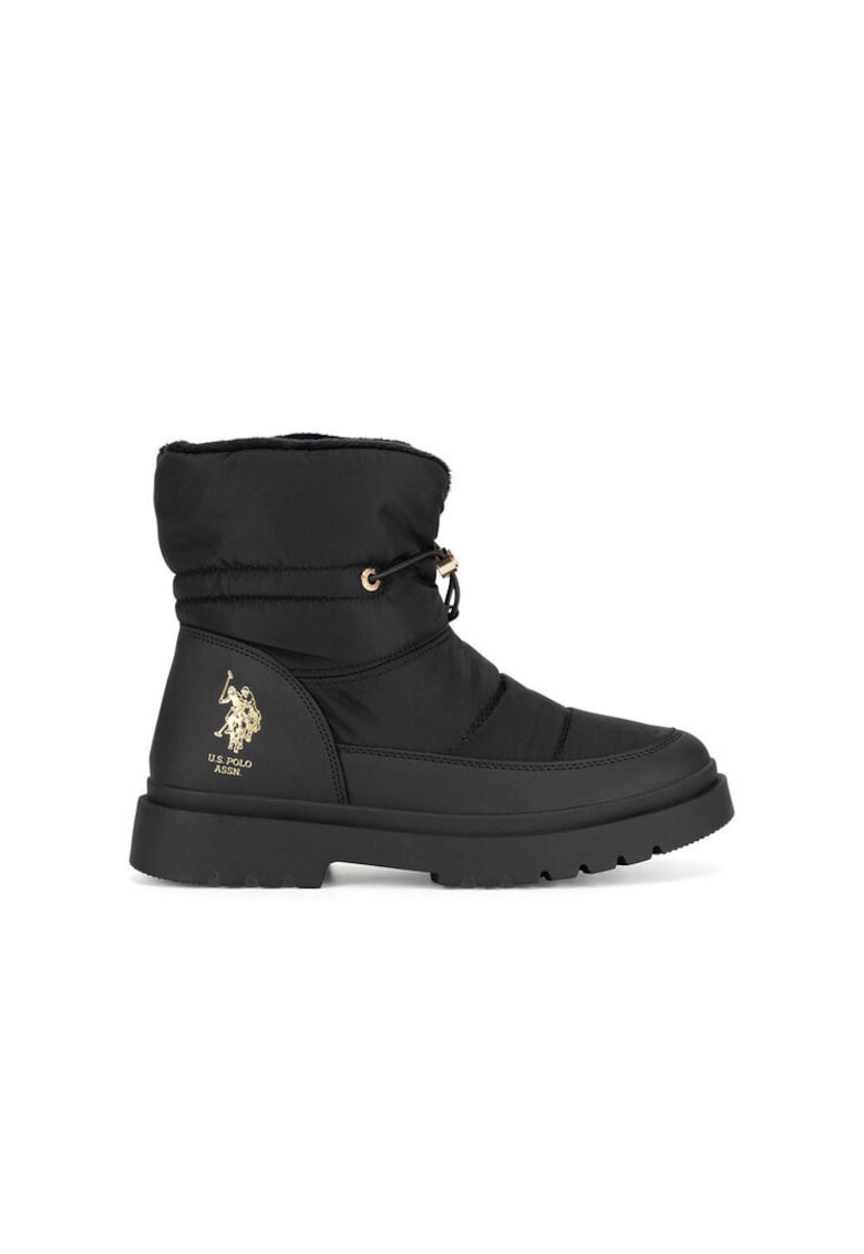 Ghete sport fete - textil - negru