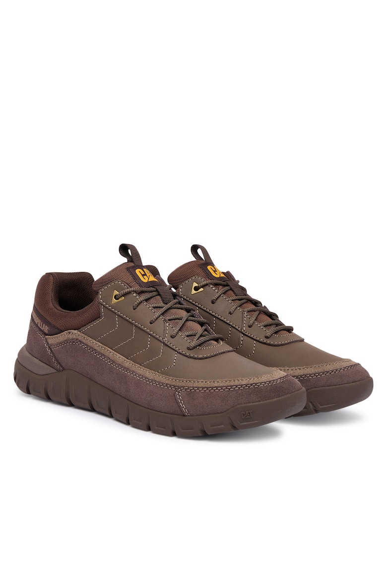 Tenisi barbati Dark Brown - piele naturala
