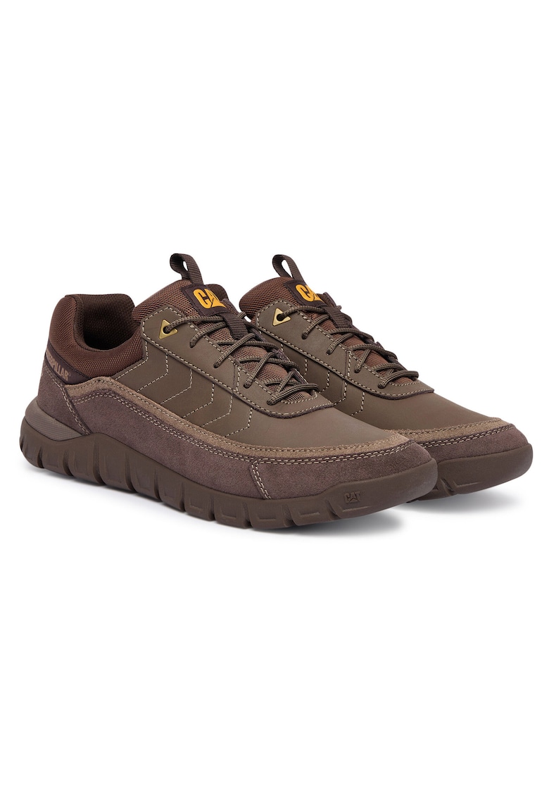 Tenisi barbati Dark Brown - piele naturala