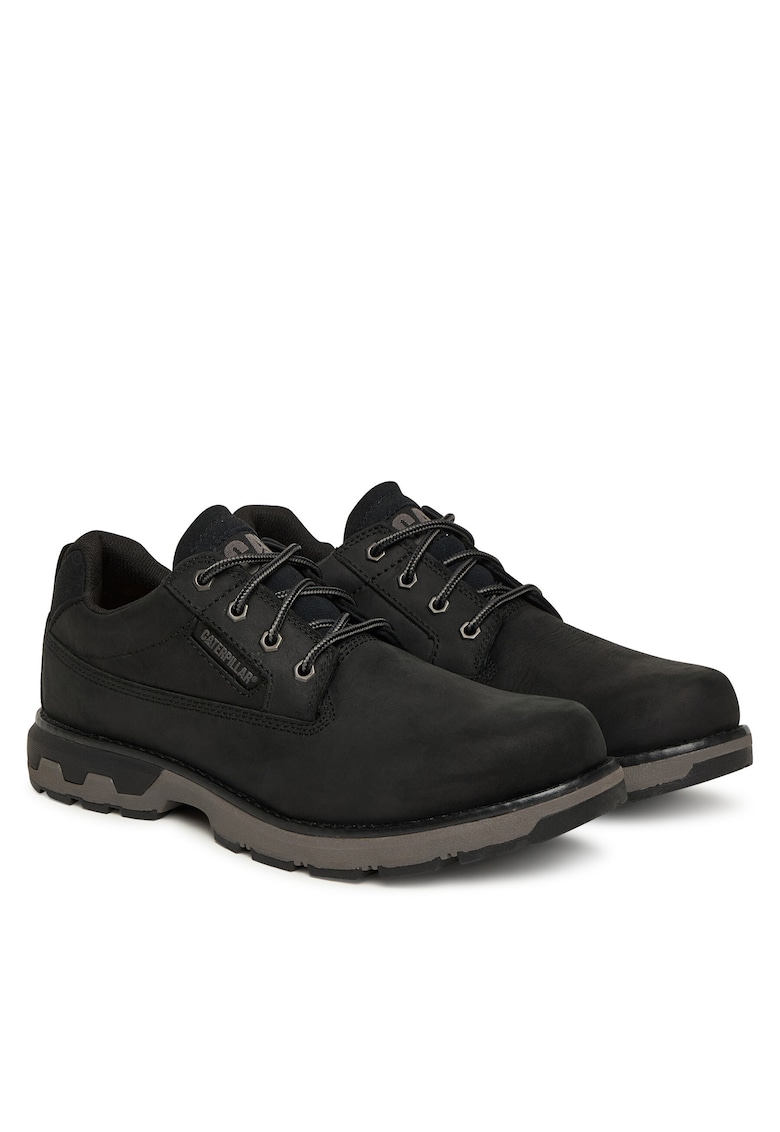 Ghete barbati - Black Pursue Lo - piele naturala - negru