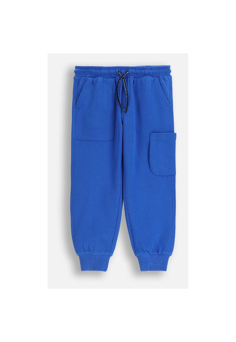 Pantaloni de trening casual din bumbac - Cobalt
