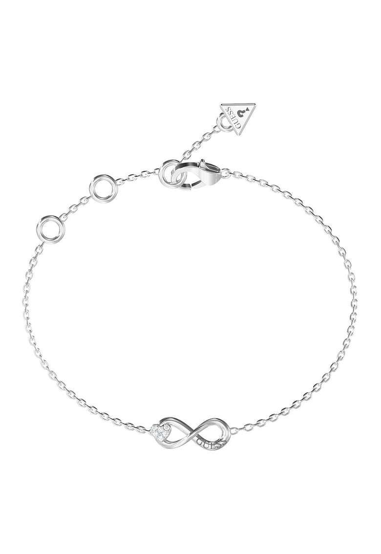 Bratara de otel inoxidabil cu talisman cu infinit - Argintiu