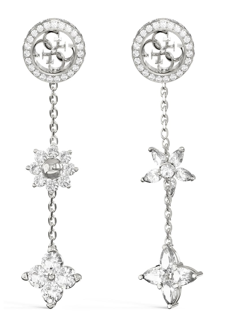 Cercei lungi cu zirconia