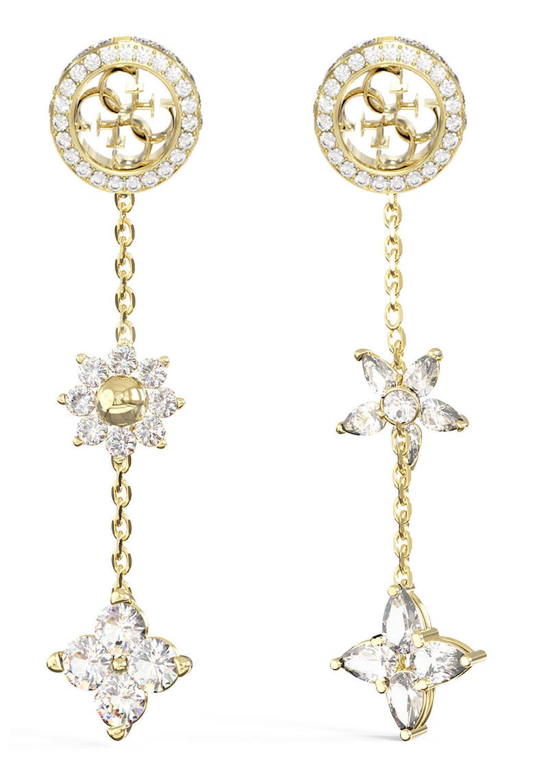 Cercei lungi cu zirconia