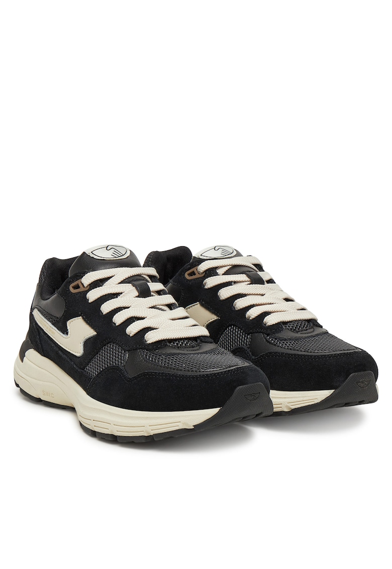 Pantofi sport unisex - YP011 - piele naturala - negru