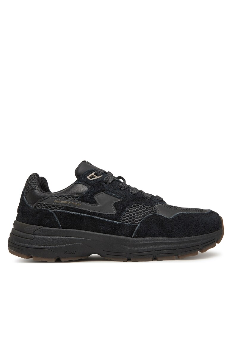 Tenisi unisex - YP031 - piele naturala - negru