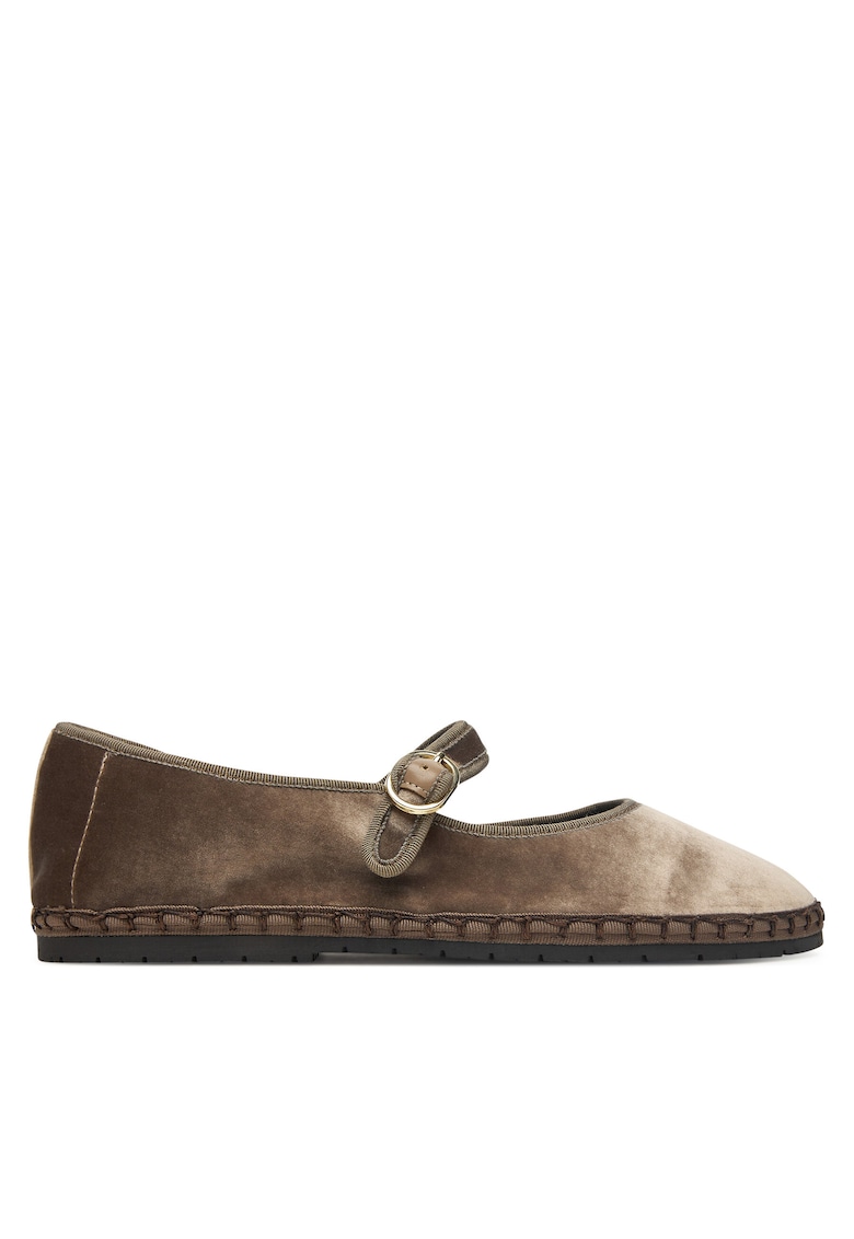 Balerini dama - Taupe Mel - textil - bej