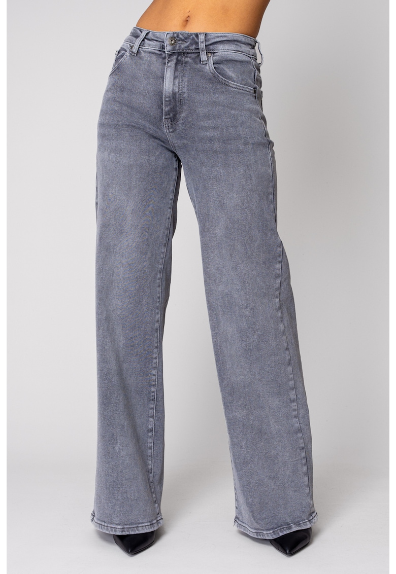 Blugi elastici din denim Grey Anthracite 18415