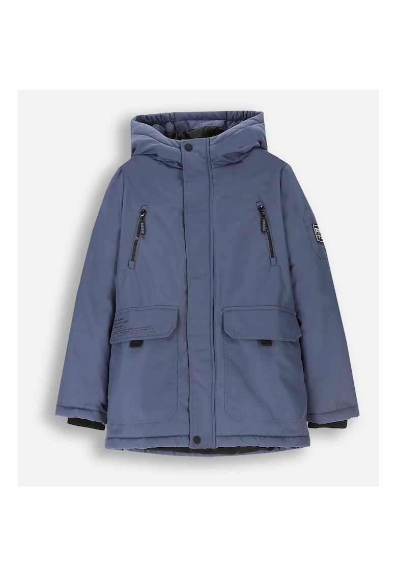 Geaca de iarna cu gluga regular fit