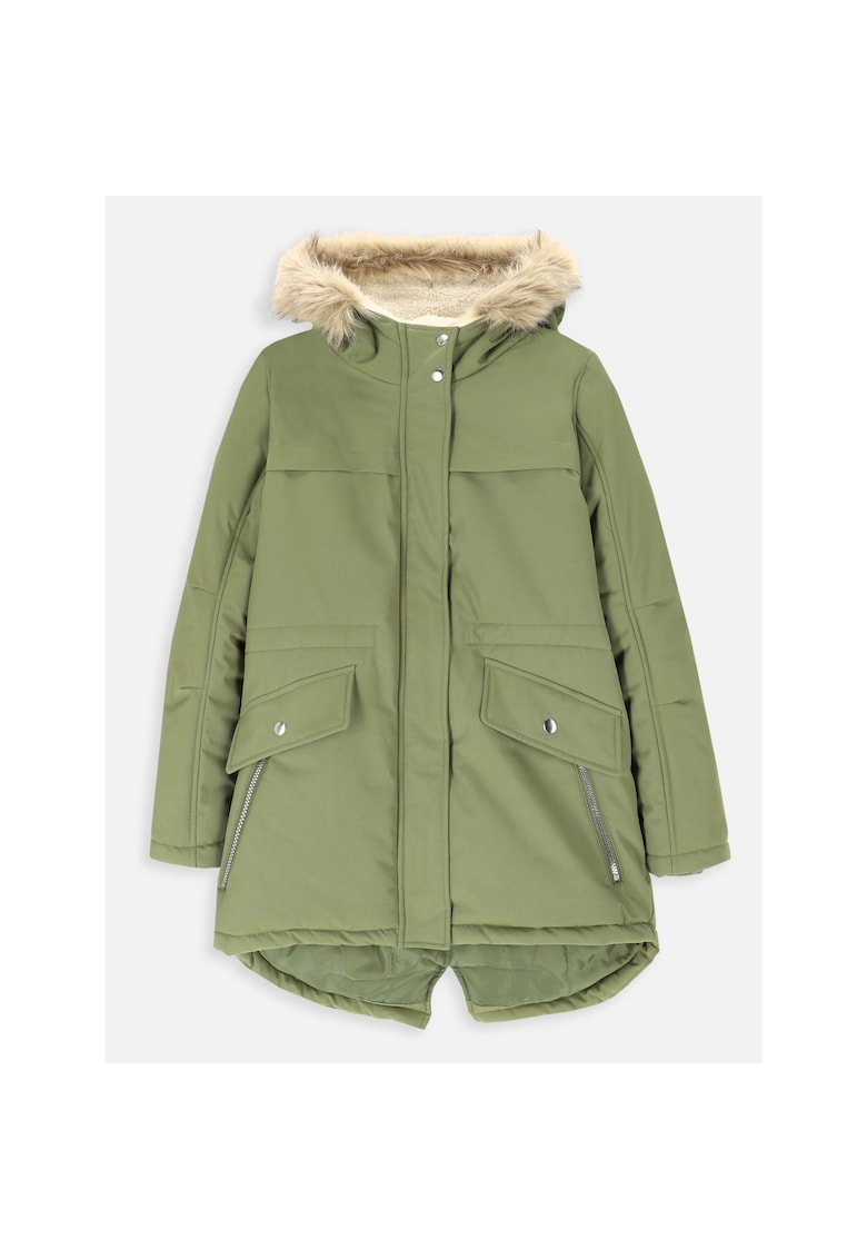 Geaca de iarna cu fernoar si buzunare