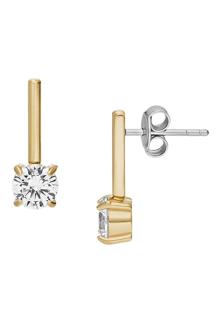 Cercei cu cristale si tija