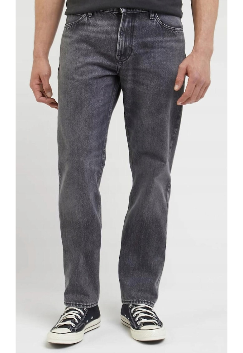 Blugi barbati Relaxed fit - gri - bumbac -