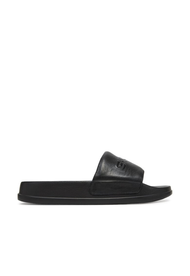 Papuci barbati - DARBY-14G MI08 - piele naturala - negru - marimea