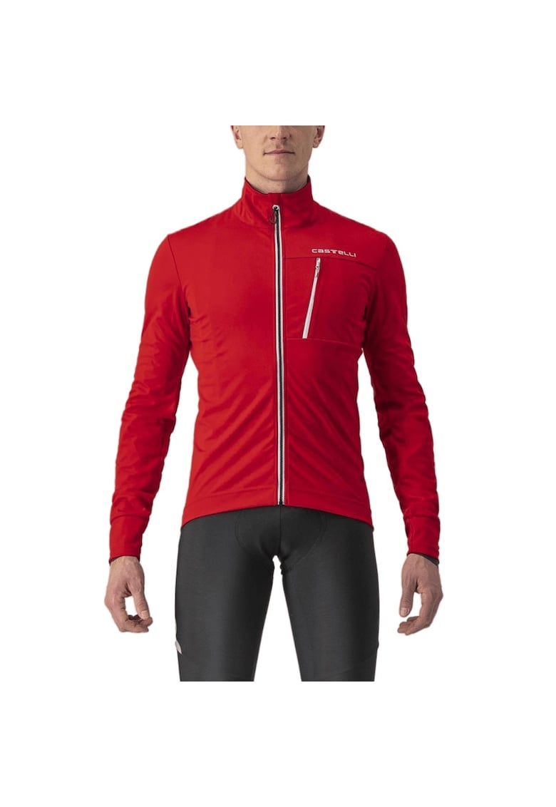 Jachetă ciclism bărbați Go - roșie - rezistentă la