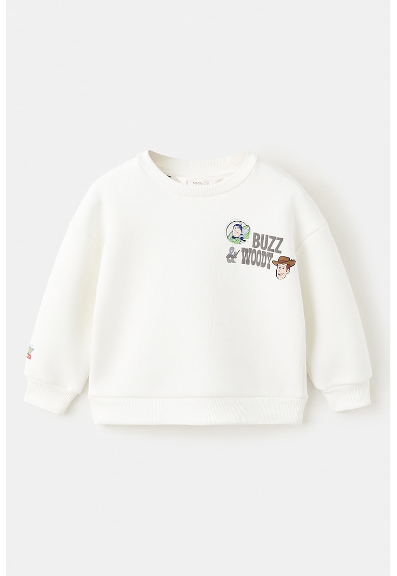 Bluza de trening din amestec de bumbac cu imprimeu Toy Story - Alb/Maro taupe