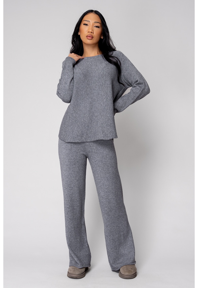 Set Vellera Pulover si Pantalon lung Grey 19456 - Gri