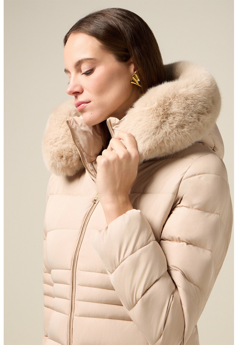 Geaca cu blana sintetica