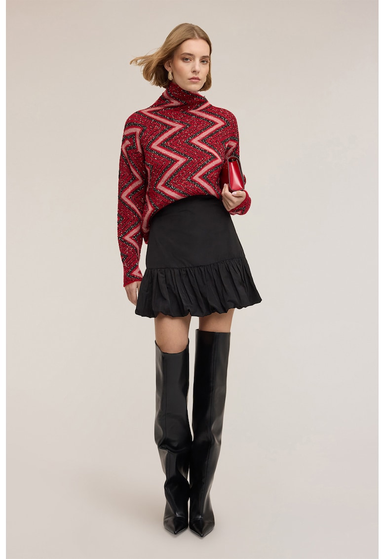 Fusta mini cu volane