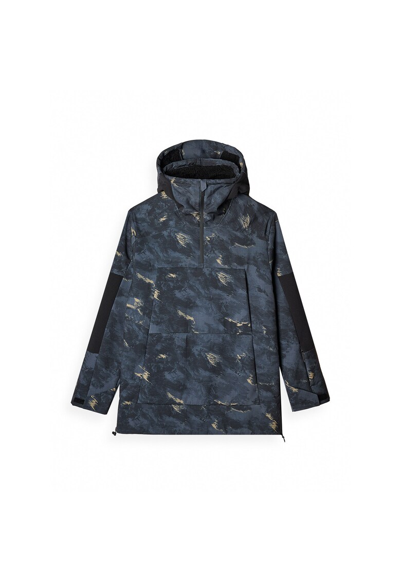 Jacheta de snowboard poliester - gluga ajustabila - bleumarin