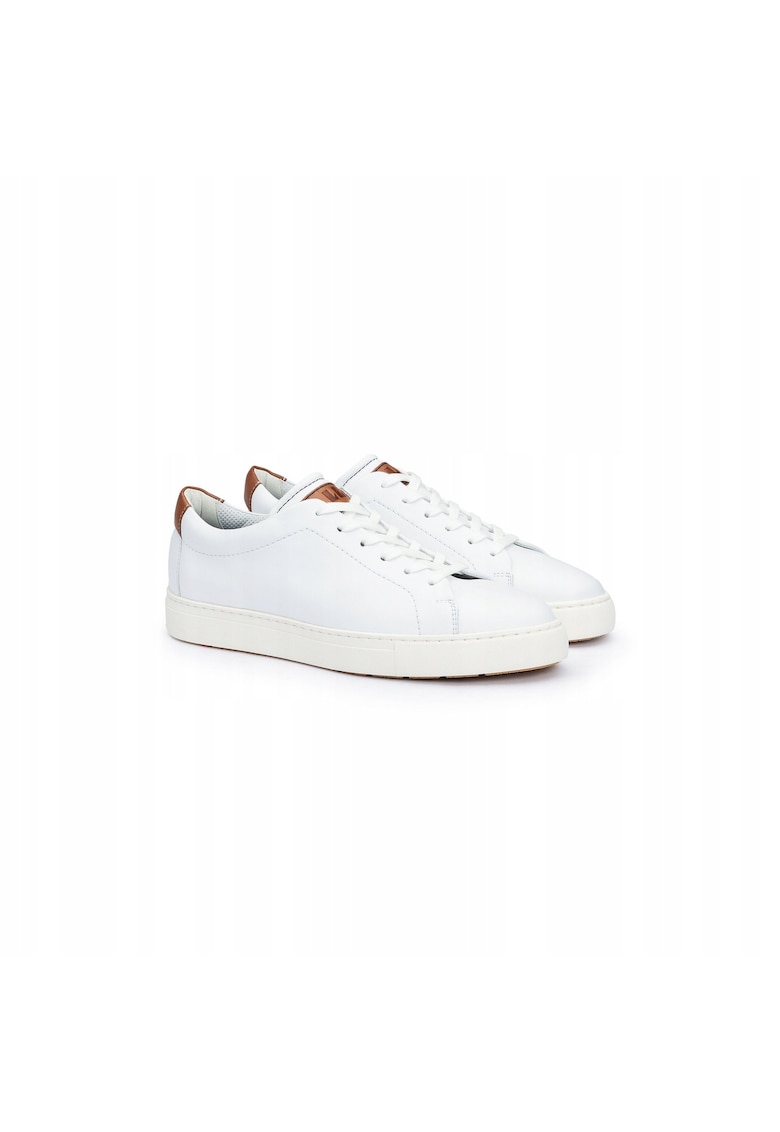 Pantofi sport MADOX piele alb - Alb