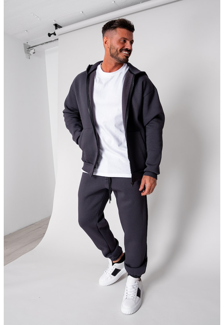 Set Winter hanorac cu fermoar si pantalon 19495