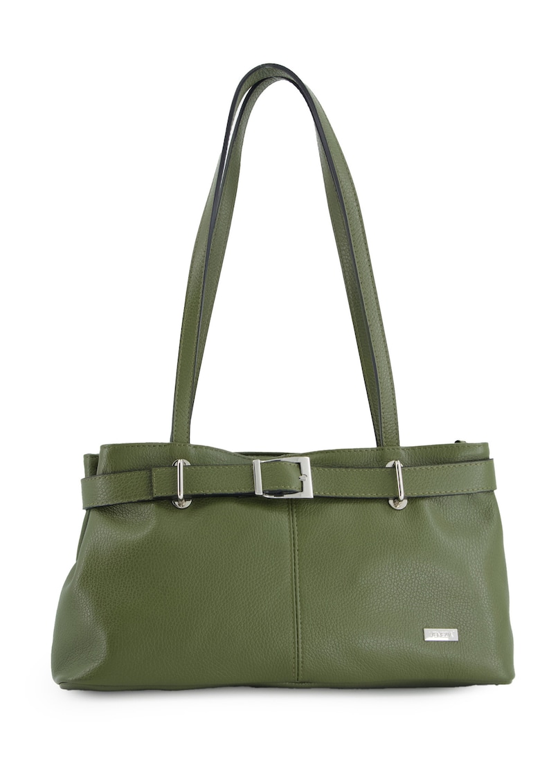 Geanta de umar din piele naturala - verde
