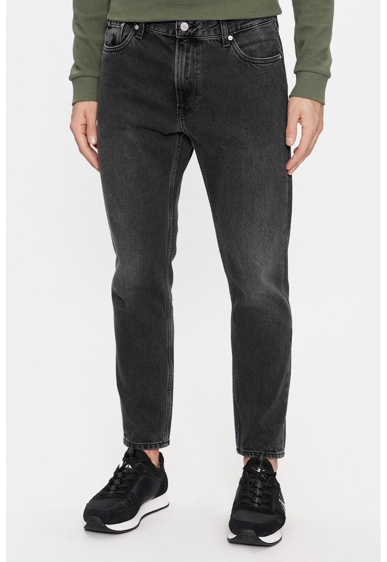 Blugi Barbati - Negru - Straight Fit 2480 - Negru