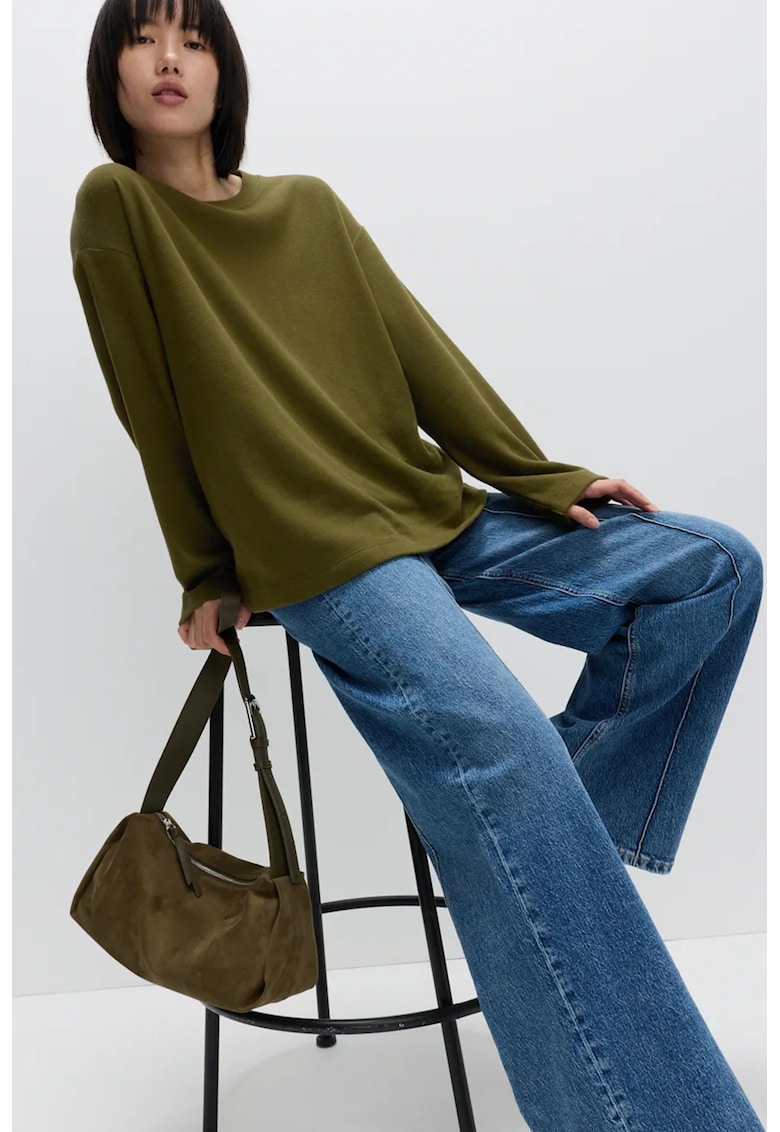 Marks Spencer Pulover cu maneci cazute - Kaki inchis