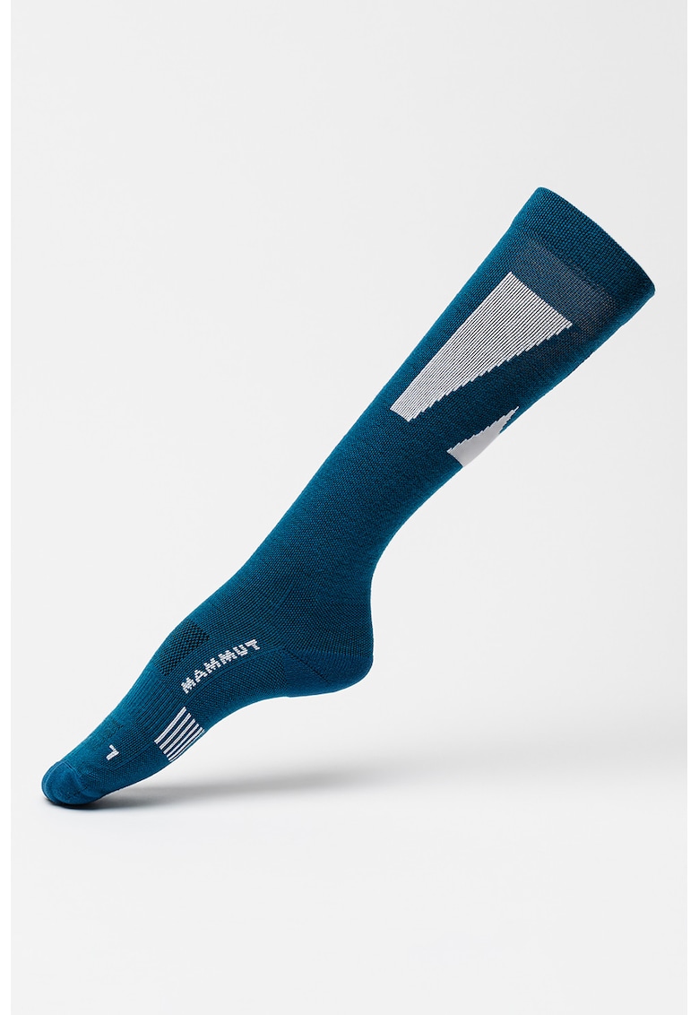 Sosete mid-calf din amestec de lana merinos cu model unisex - pentru schi Freeski