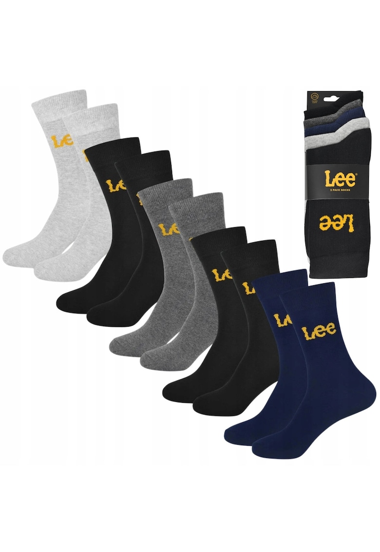 Set 5 perechi sosete barbati multicolor - bumbac