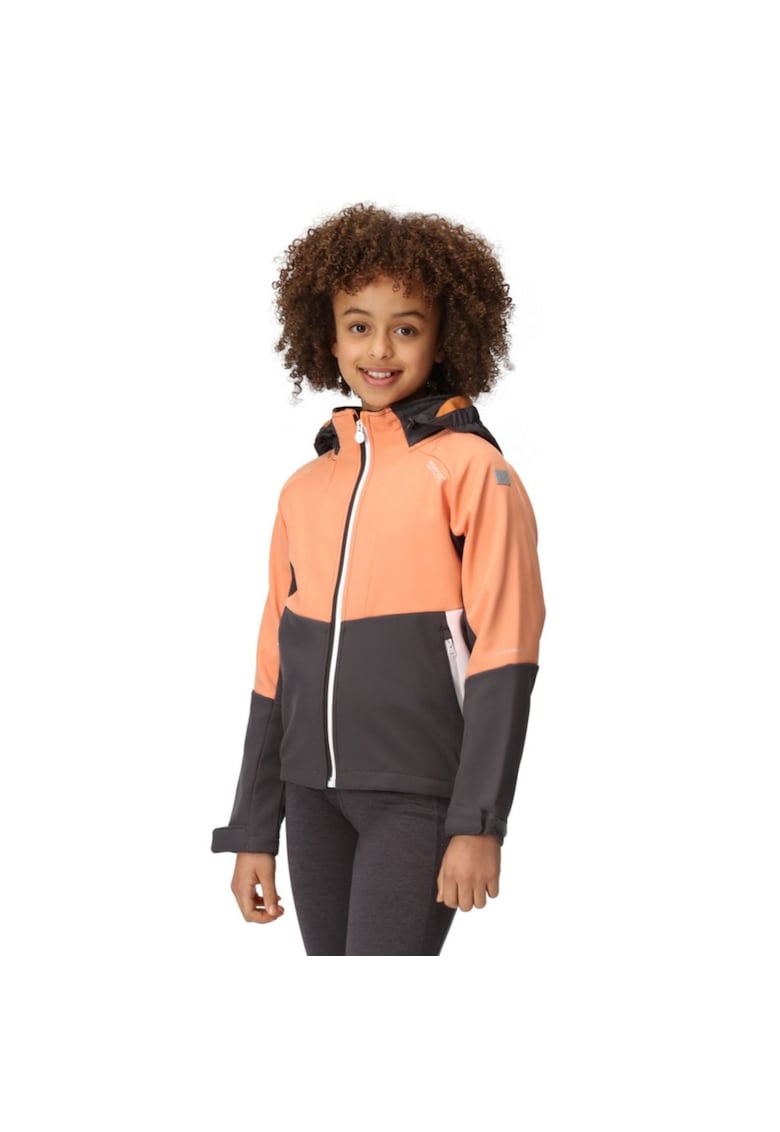 Jacheta colorblock rezistenta la apa - cu gluga Haydenbury