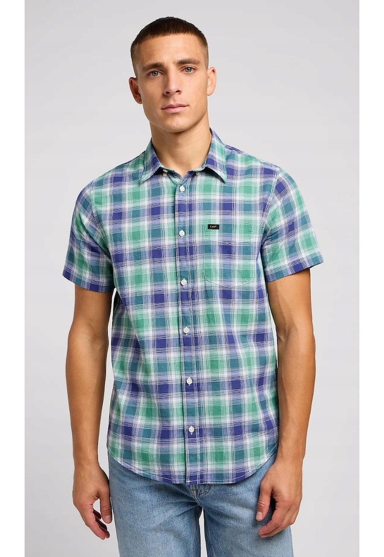 Camasa barbati - Dandy Green - regular fit - verde - bumbac -