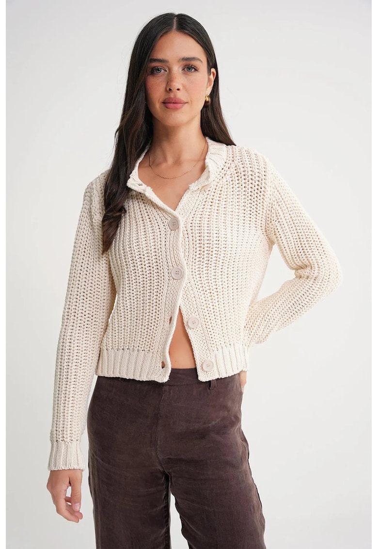 Cardigan - Bej - Tricot -