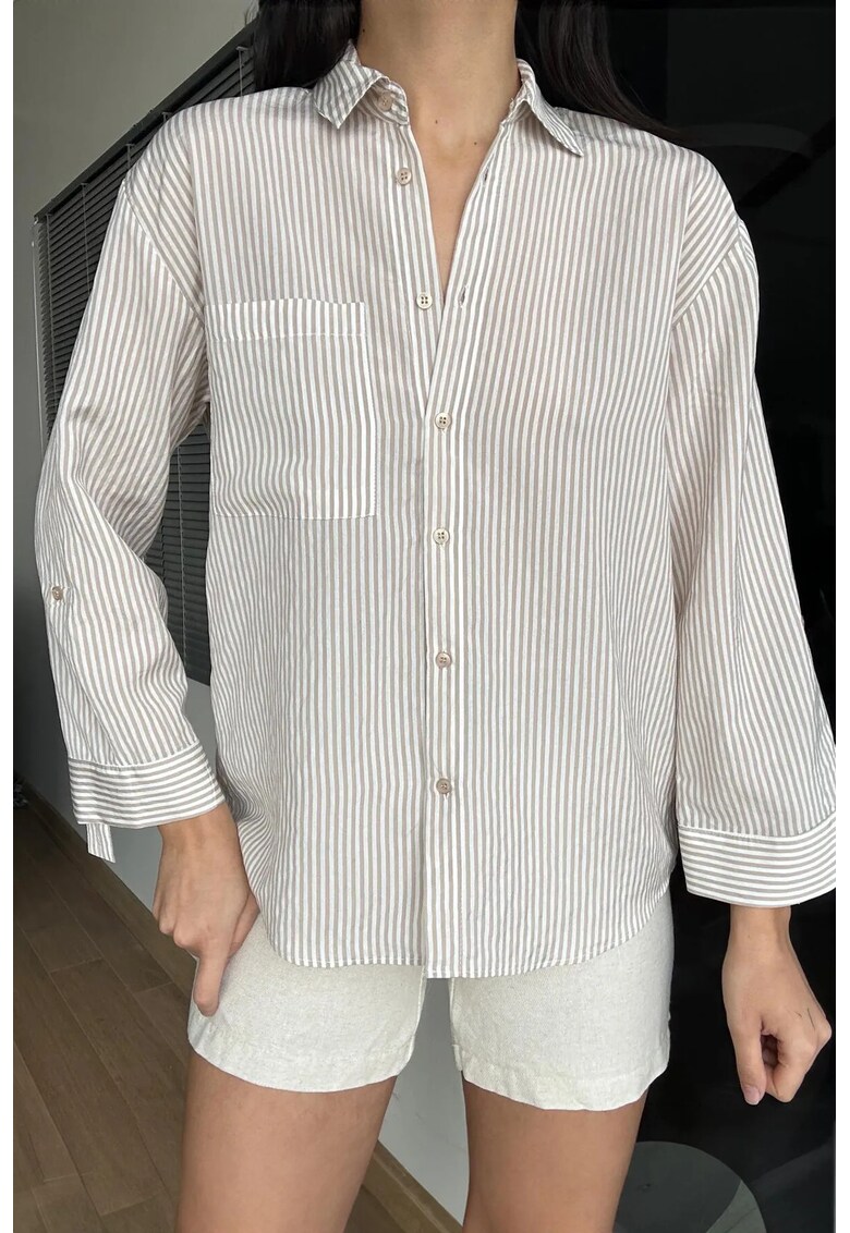 dama - camasa dungi - textil - Maro