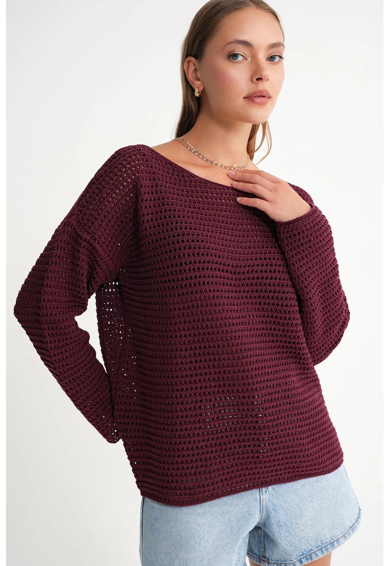 Pulover dama - Visiniu - Textil -