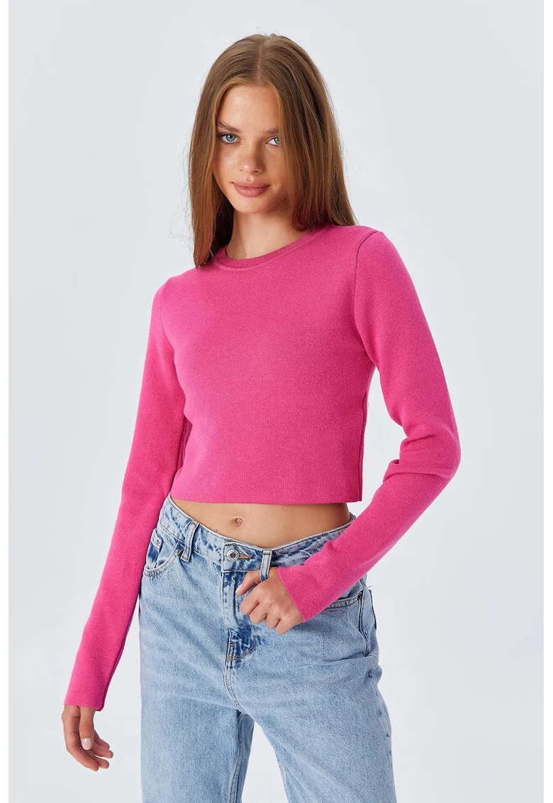 Pulover dama - Jerseu - Roz neon -